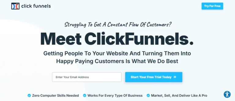 Leadpages vs ClickFunnels: Clickfunnels Overview